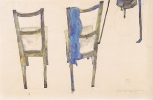 Kunst kan niet modern zijn, kunst is eeuwig door Egon Schiele